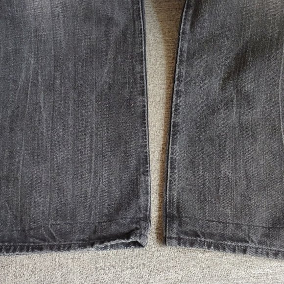 Arizona Distressed Denim Slim Straight Jeans 38x30 - Picture 6 of 7